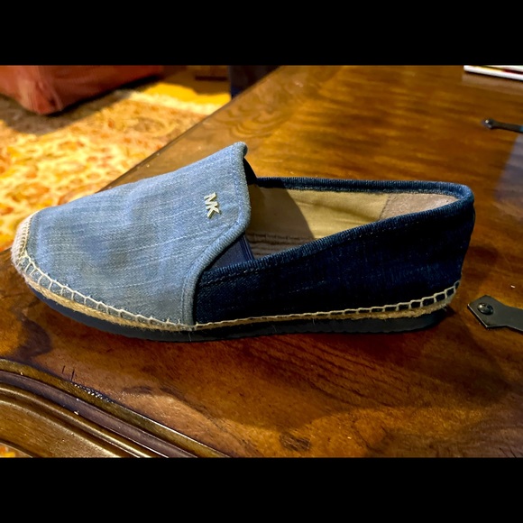 Today--sat Sale40 Michael Kors Denim Slip-On Espadrilles | Color: Blue - Picture 1 of 6